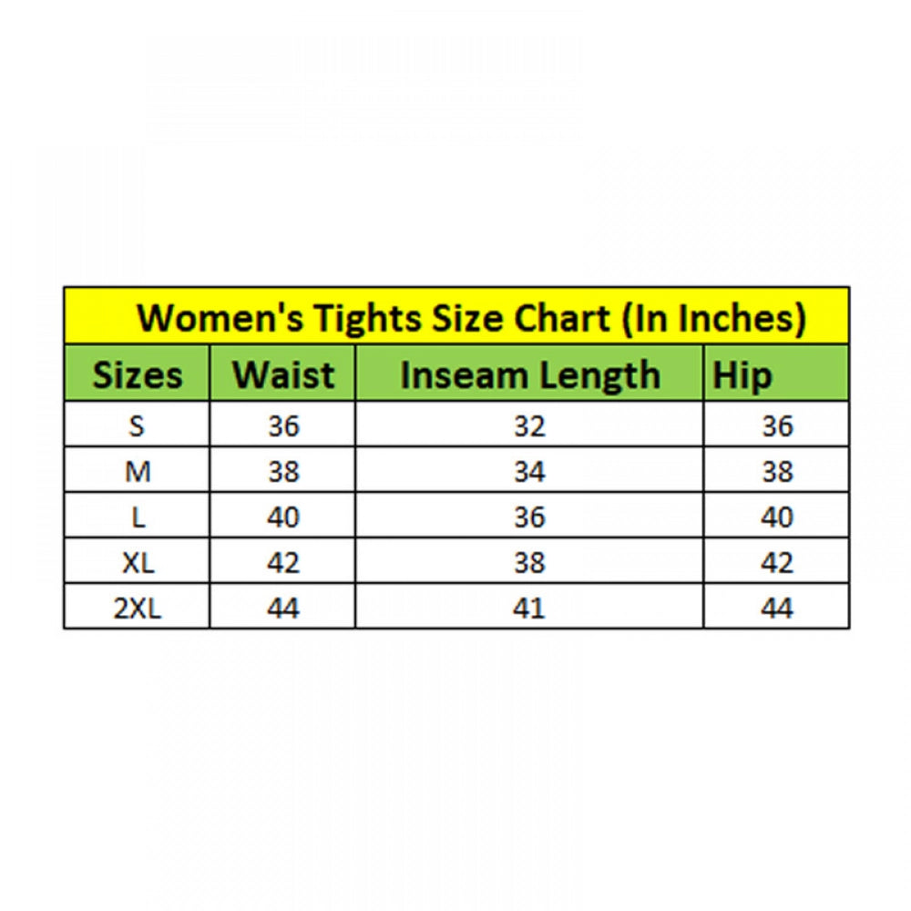 Generic Women's Polyester Solid Ankle length High Waisted Tights (Maroon)