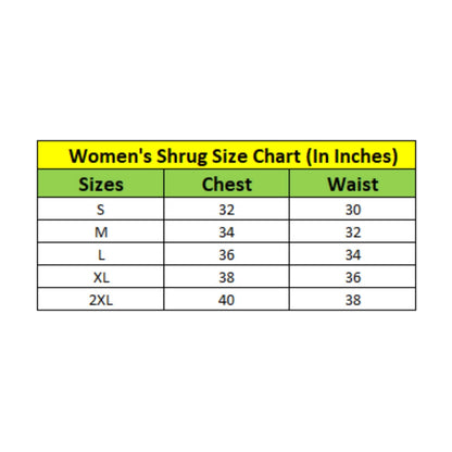 Generic Women's Denim Solid 3-4th Sleeves Shrug (Blue)