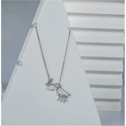 Generic Women's Stainless Steel Imported Stanless Steel Pendent Chain (Silver Plated)